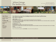 Tablet Screenshot of jellorecottage.com.au